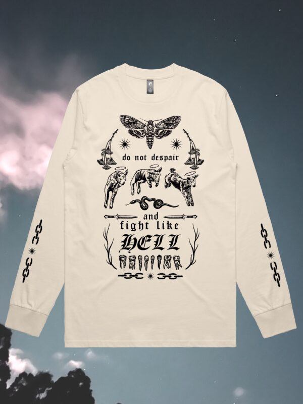 Do Not Despair - L/S T-shirt ECRU {pre-order}
