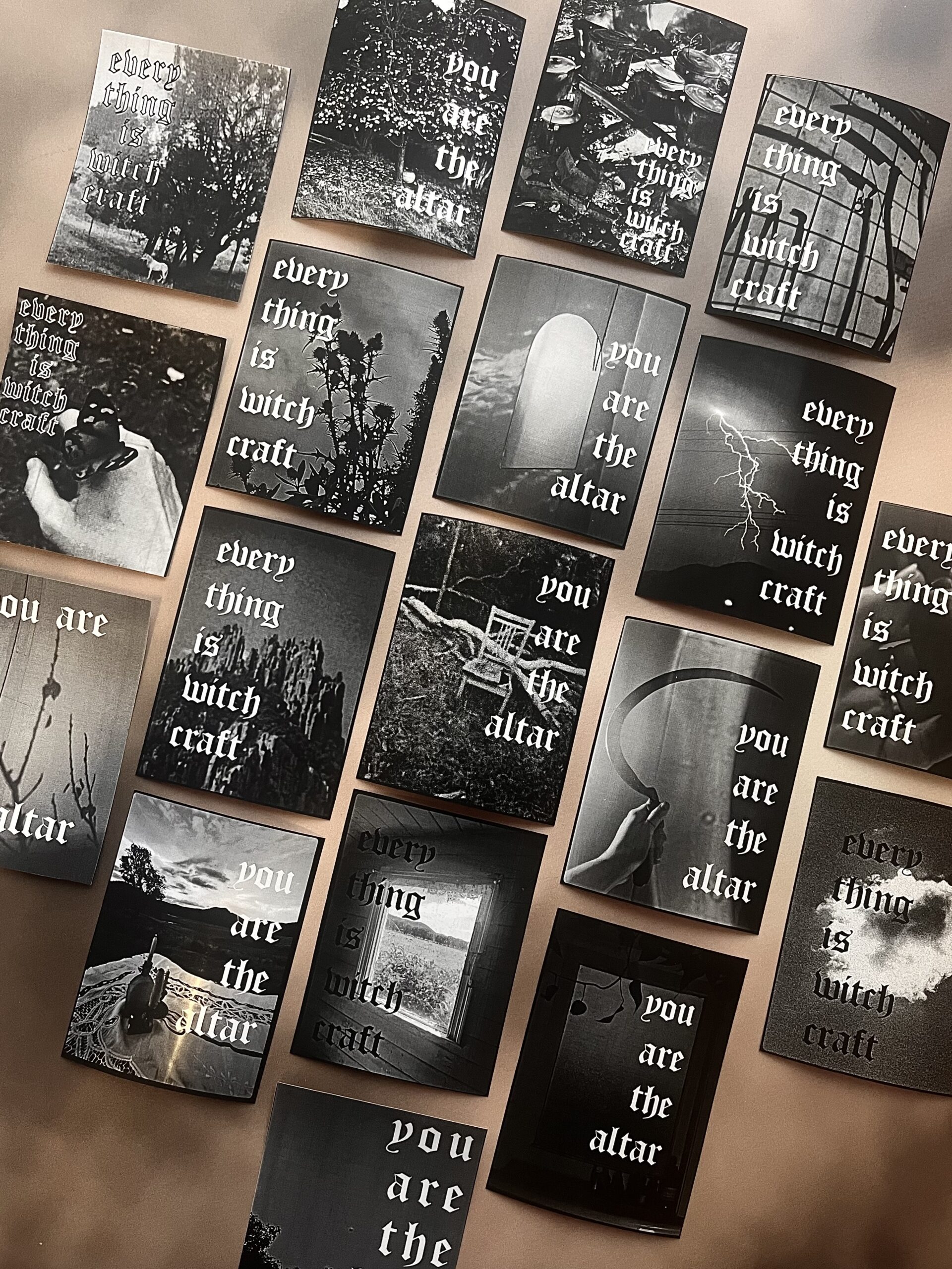 You Are The Altar//Everything Is Witchcraft stickers - random!