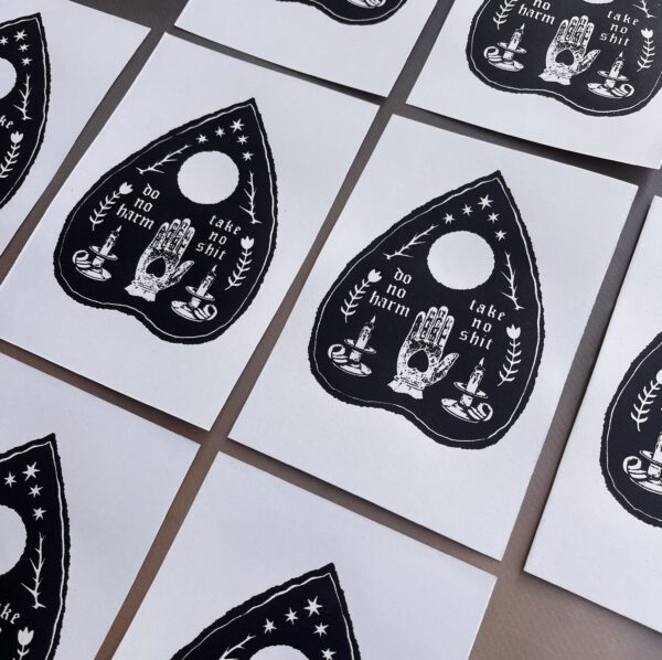 Do No Harm/Take No Shit Planchette Prints - Image 3